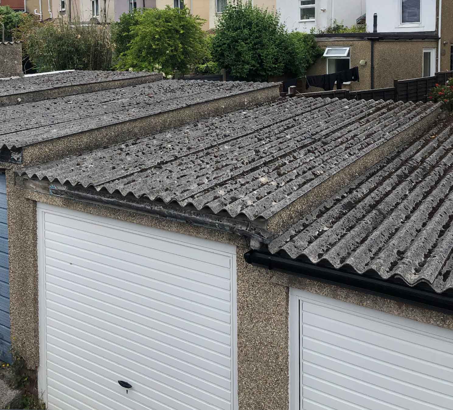 Garage roof removal by RedClad Roofing