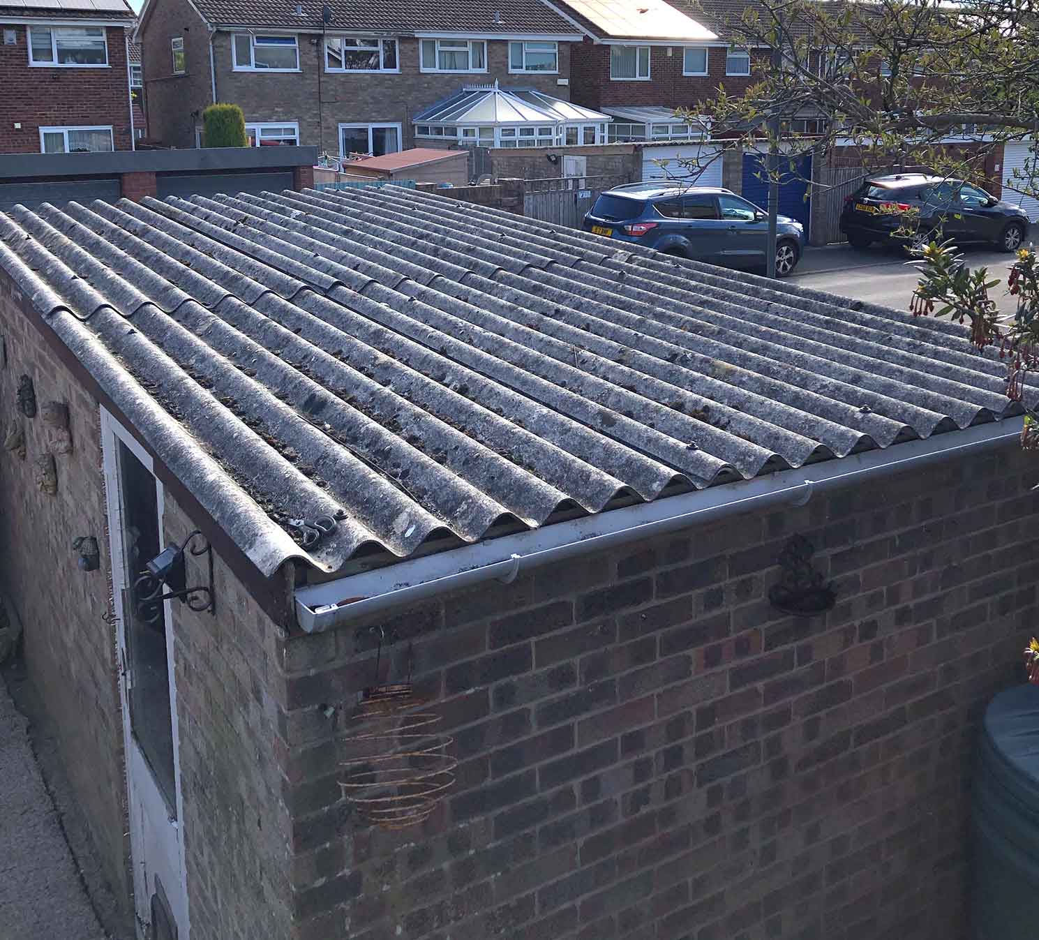 Garage roof replacement by RedClad Roofing